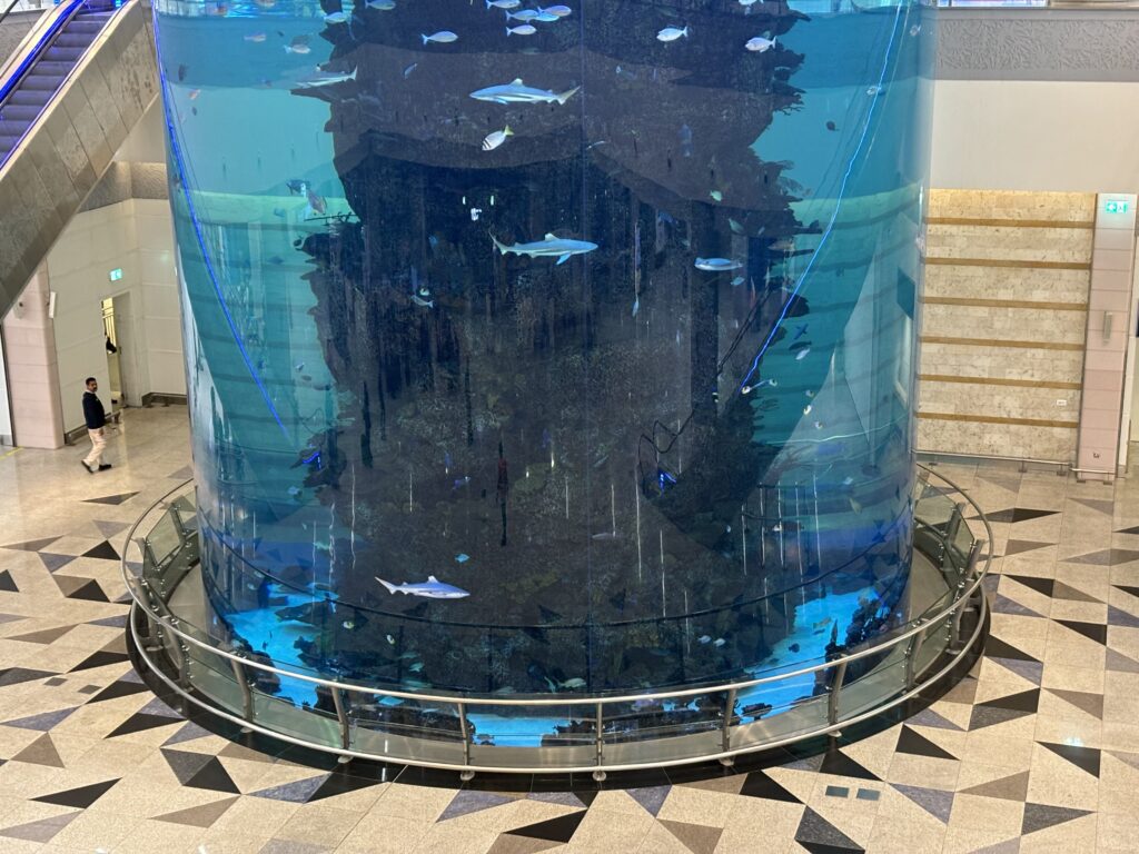 KAIA Aquarium in King Abdulaziz International Airport