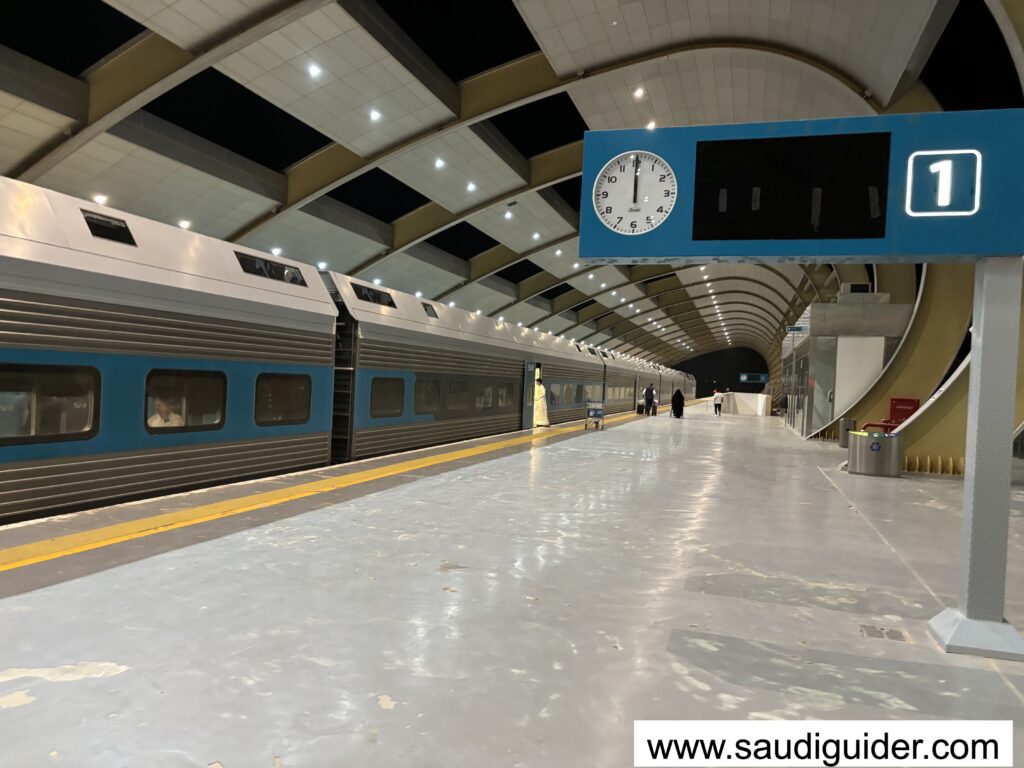 Inside train of Saudi Arabia Railways station - Qassim - Riyadh