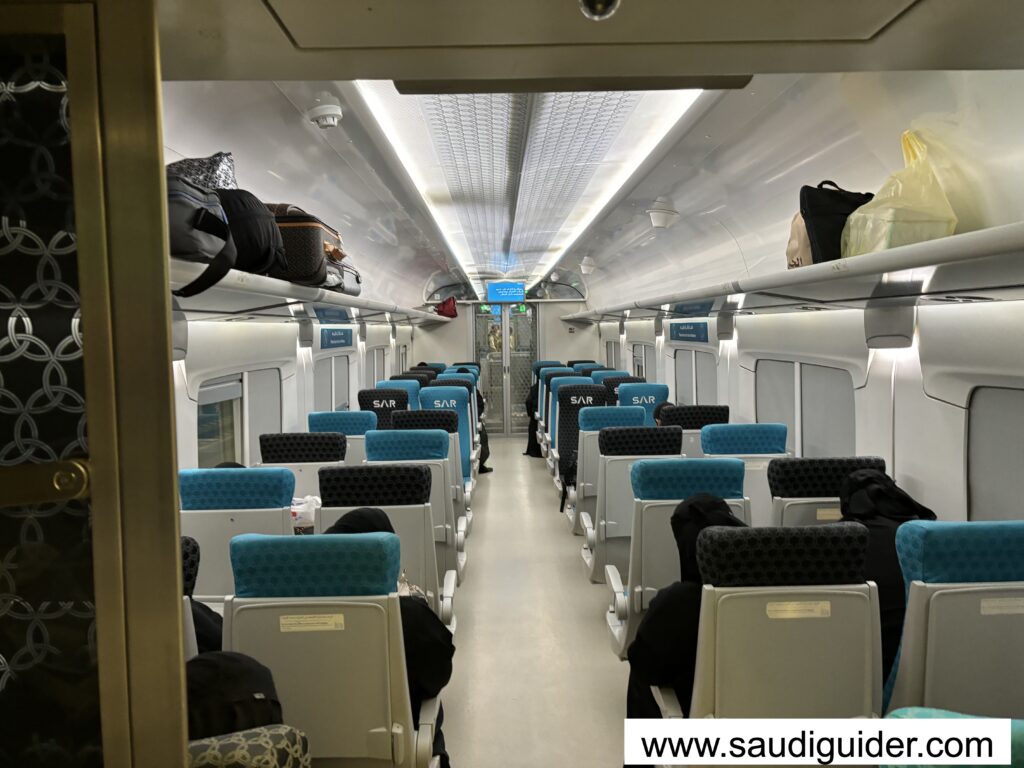 Inside train of Saudi Arabia Railways station - Qassim - Riyadh