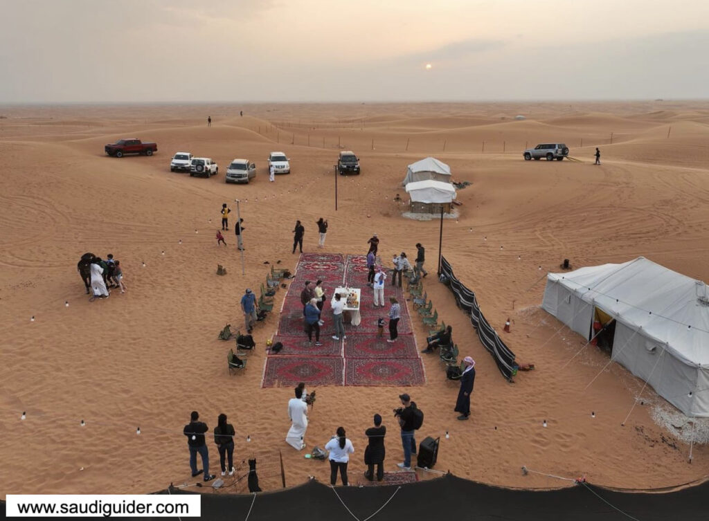 Al Thumama Desert in Riyadh